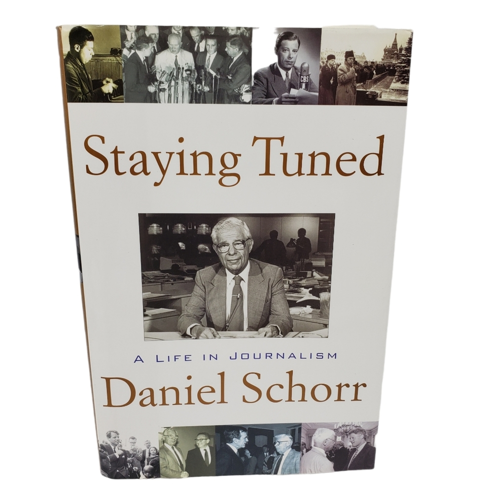 2/$10 Staying Tuned A Life In Journalism Daniel Schorr Hardcover Book Memior